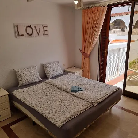 דירה Casa Teide, Ground Floor Parque Santiago 1, Heated Pool, 100 M To Sea And Beach, Wifi פלאייה דה לאס אמריקס