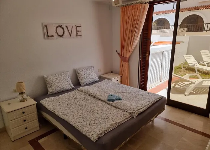 Lägenhet Casa Teide, Ground Floor Parque Santiago 1, Heated Pool, 100 M To Sea And Beach, Wifi Playa de las Americas (Tenerife)