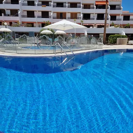 公寓 Casa Teide, Ground Floor Parque Santiago 1, Heated Pool, 100 M To Sea And Beach, Wifi 美洲海滩